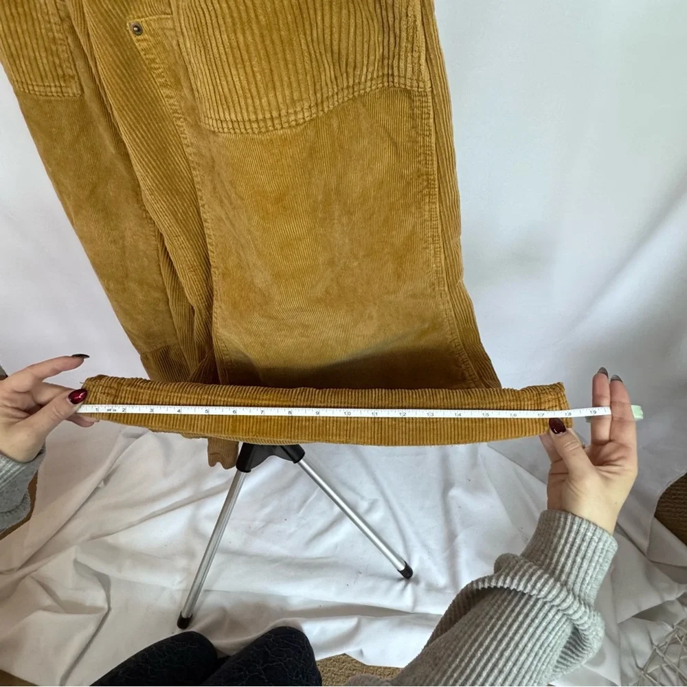 BDG Urban Outfitters Wide Leg Corduroy Pants Whiskey Size 4 Skater Y2K - Picture 3 of 10